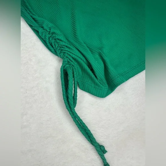 M Fasis Womens Short Sleeve Round Neck Green Butterfly Pullover T Shirt Size L - Picture 6 of 7